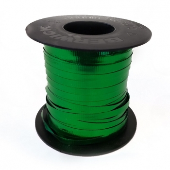 Curly Metallic-3/16x250 yd - Emerald ribbons