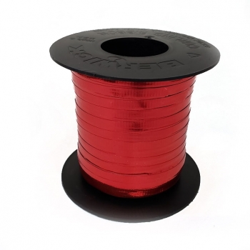 Curly Metallic-3/16x250 yd - Red ribbons