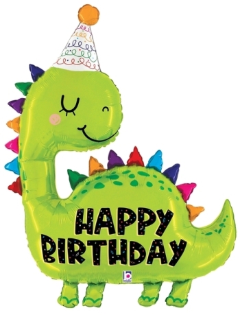 Dino Birthday balloon BETALLIC%25252BSEMPERTEX
