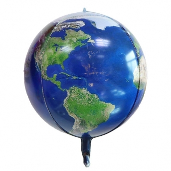 Earth Planet Globe Orbz balloon BRANDLESS