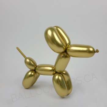 ECONO (100) 260 Econo-Luxe Gold balloons latex balloons
