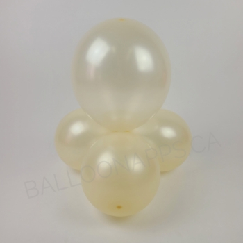 ECONO (50) 11" Pearl Ivory balloons latex balloons