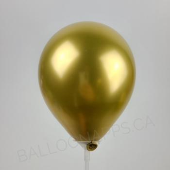 ECONO (100) 5" Econo-Luxe Gold balloons latex balloons