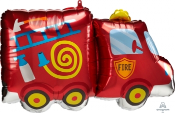 Fire Truck balloon ANAGRAM