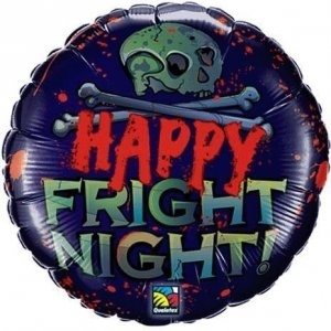 Foil -  Happy Fright Night!  Halloween Balloon balloon QUALATEX