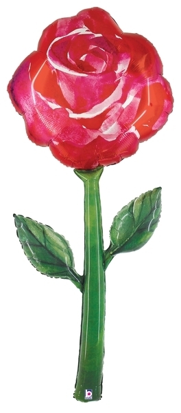 Fresh Picks Watercolor Rose -  Flower balloon BETALLIC