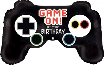 Game On Its Your Birthday Controller Super Shape balloon foil balloons