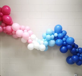 Gender Reveal Balloon Garland Kit other balloons