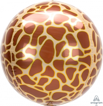 Giraffe Print AnimalZ OrbZ Balloon foil balloons