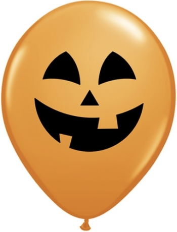H -  (50) 11" Halloween Jolly Jack balloon latex balloons