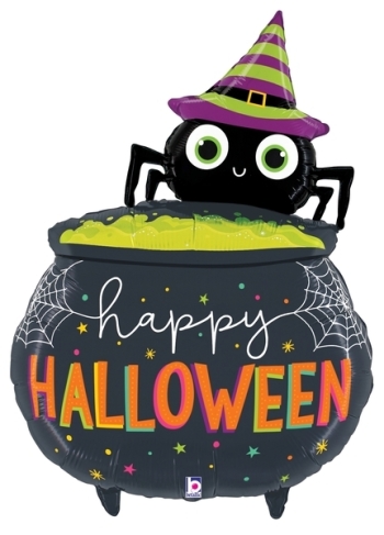 Halloween Spider Cauldron balloon BETALLIC