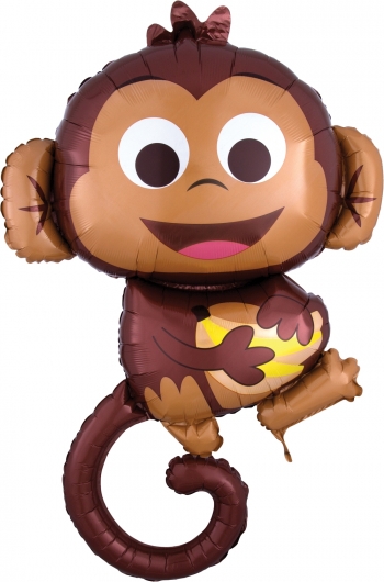 Happy Monkey Shape balloon ANAGRAM