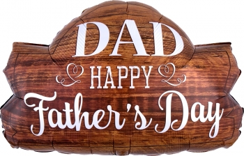 HFD Wood Marquee Fathers Day Balloon ANAGRAM