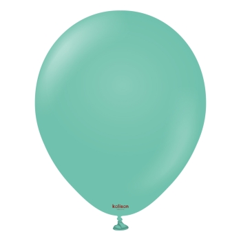 KALISAN (25) 18" Standard Sea Green Balloons latex balloons