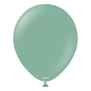 KALISAN (50) 11" Retro Sage Green Balloons latex balloons