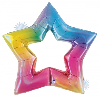 Linking Star Opal Rainbow balloon BETALLIC