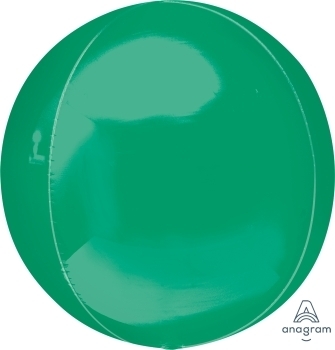 Metallic Green Orbz balloon *unpacked ANAGRAM