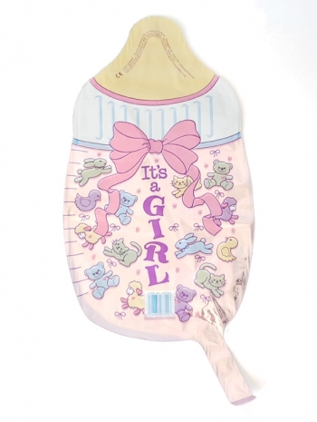 Mini Shape - Baby Bottle Girl balloon ANAGRAM