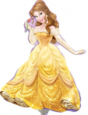 Mini Shape - Disney Princess Belle - Air balloon foil balloons
