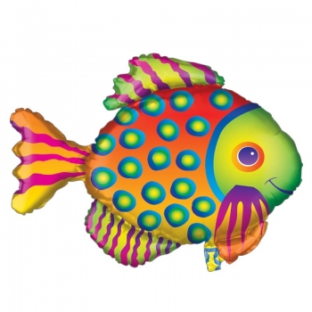 Mini Shape - Tropical Fish Air-fill heat seal required  Balloon