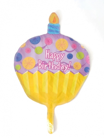 Mini Shape - Wanderfuls - Cupcake Birthday balloon ANAGRAM