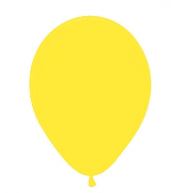 NEW ECONO (10) 18" Yellow balloons latex balloons
