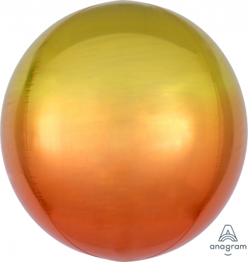 Ombre Orbz Yellow & Orange balloon