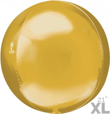 ORBZ Jumbo XL Gold 21" balloon foil balloons