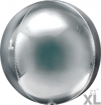 ORBZ Jumbo XL Silver   balloon ANAGRAM