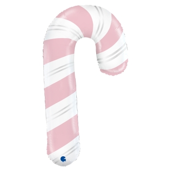 Pink Candy Cane Cane balloon *unpacked foil balloons