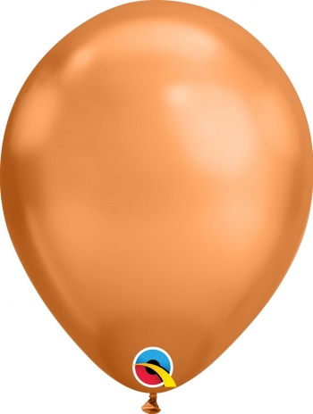 Q (100) 11" Chrome Copper Balloons  Balloons