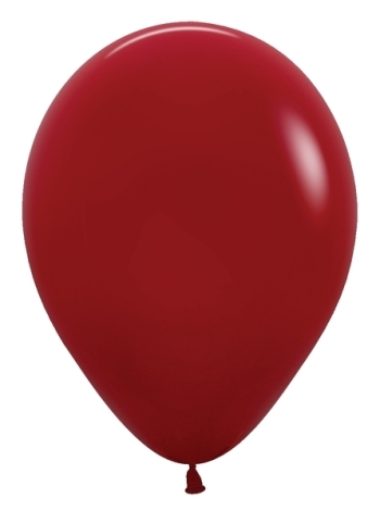 SEM (100) 11" Deluxe Imperial Red balloons latex balloons