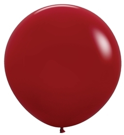 SEM (1) 24" Deluxe Imperial Red balloon latex balloons
