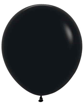 SEM (25) 18" Deluxe Black balloons latex balloons