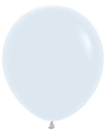 Sempertex 18" White  Balloons