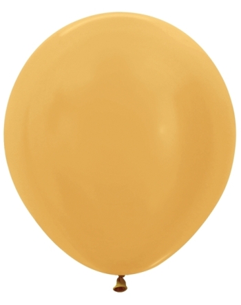 SEM (25) 18" Metallic Gold balloons latex balloons