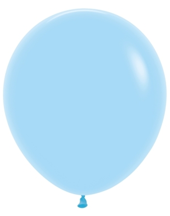 SEM (25) 18" Pastel Matte Blue balloons latex balloons