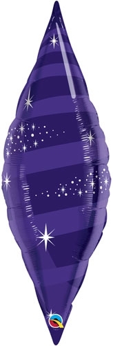 Shape -  Taper Swirl - Purple balloon QUALATEX