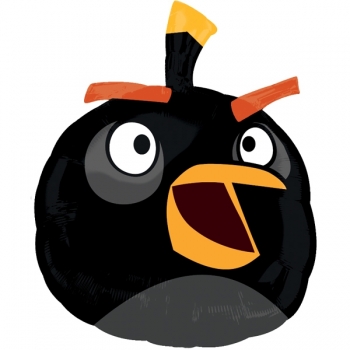 Shape - Angry Birds - Black Bird 19"x24" balloon foil balloons