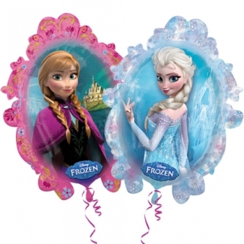 Shape Disney FrozenEach side different balloon ANAGRAM