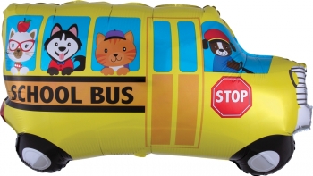 Shape School Bus Back to school balloon *Unpacked ANAGRAM