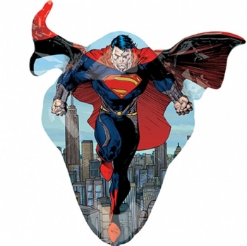 Shape Superman - Man of Steel 31"x31" balloon foil balloons