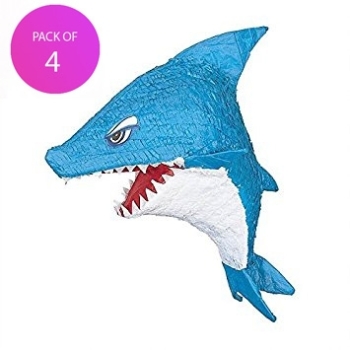 (4) Shark Pinata - Pack of 4 party supplies