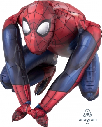 Sitting Spider Man Spiderman Air-fill Self-Sealing balloon foil balloons
