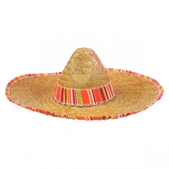 Sombrero - Adult Red Orange Lime party supplies