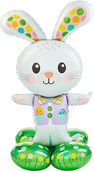 Spotted Easter Bunny Airloonz Air-fill balloon  Balloon