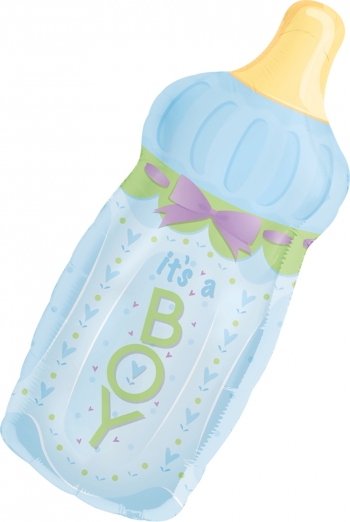 Super Shape - Baby Bottle Boy balloon foil balloons