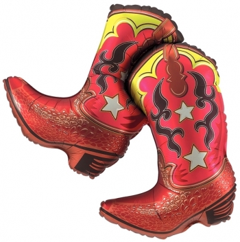 Super Shape C - Dancing Cowboy Boots balloon BETALLIC+SEMPERTEX