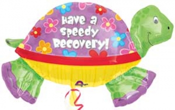 Super Shape G - Speedy Recovery Turtle balloon foil balloons