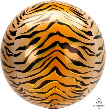 Tiger Print AnimalZ OrbZ Balloon foil balloons